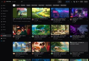 Search results screen