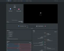 Sport event detail with scoreboard, timeline, stats, and video player