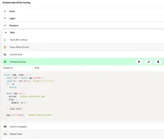 Browser extension interface