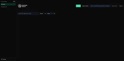 Landing page with all items view