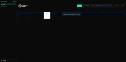 Drag and drop upload