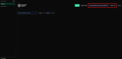 Import from link interface