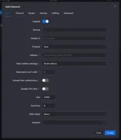 Add inbound form (dark theme)