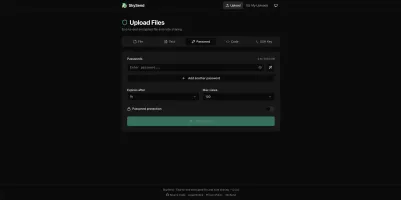 Password note with generator
