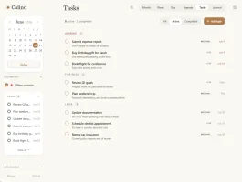 Desktop tasks view