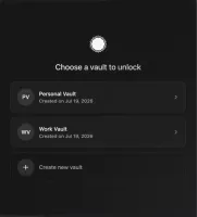 Pick a vault interface for multiple vaults