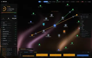 Live force graph showing LAN perimeter, geolocated hosts, and alerts