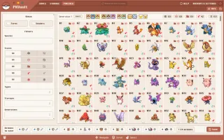 PKVault centralized Pokedex view