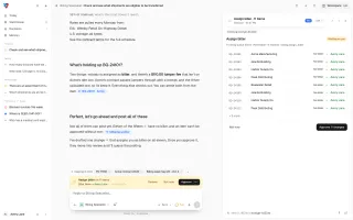 The Trenova Desk: Conversations view (light mode)