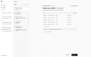 The Trenova Desk: Decisions queue (light mode)