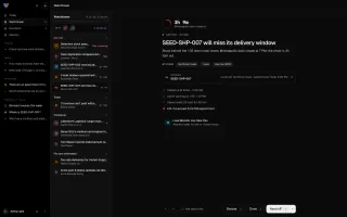 The Trenova Desk: Watchtower monitoring (dark mode)