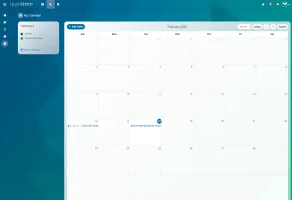 Project calendar view