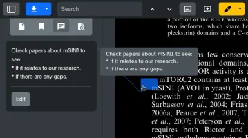 In-browser PDF viewer with annotations in dark mode