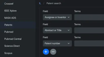 Global repository search interface in dark mode