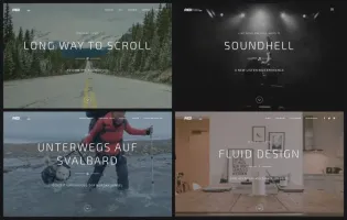Onepage demo website variant