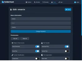 FolderHost audit logs view