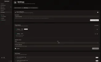 Proxy Settings