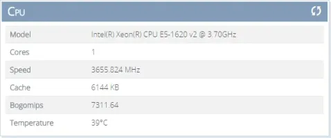 CPU information block