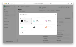 Framework selection for guided builds