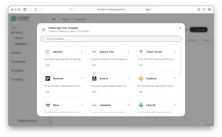 Create app from template