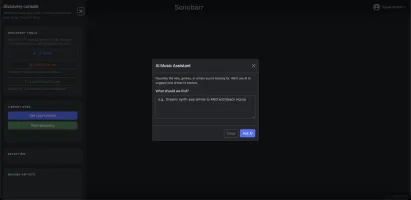 AI Assist modal