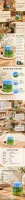 Complete detail long image for gradient candle product