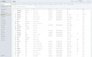 Rackpad Devices workspace with searchable physical, wireless, virtual, unmanaged, and custom-type inventory