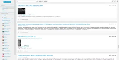Main screenshot of the web interface