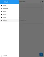 Sidebar navigation