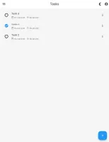 Tasks view with inline todos