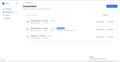 Database connections management
