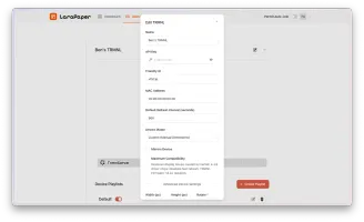 LaraPaper web UI device details