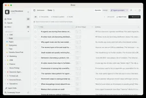 Busabase Base table view showing typed records