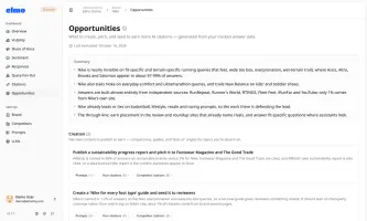 Generated recommendations for earning more AI citations