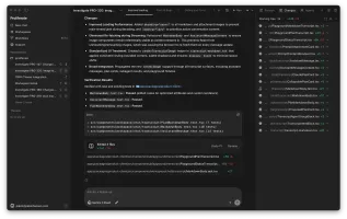 Proliferate hero screenshot showing the AI IDE interface