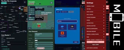 Mobile interface previews
