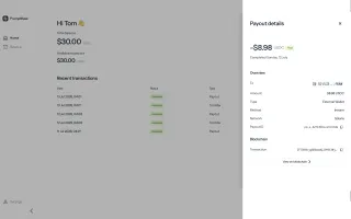 Seller Express dashboard for earnings and payouts