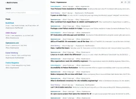 Compact view layout showing posts in a compact format