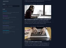 Dark mode theme demonstration