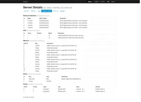 Collins hardware details tab