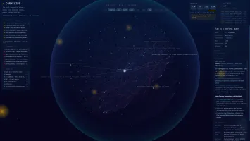 Brain Orb knowledge-base agent rendering its own knowledge graph