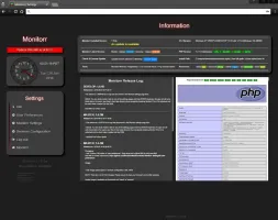 Monitorr service status view