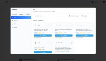 MCP connectors for GitHub, Notion, Slack, and more