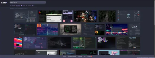 LibreX search results page