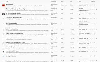 Document analysis interface in light mode