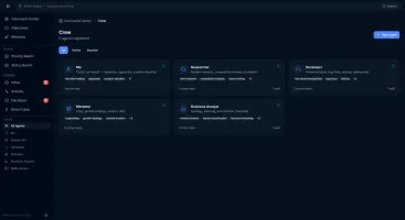 Agent Crew Management interface