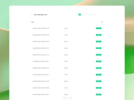 Monitor logs view