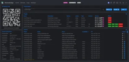 Matterbridge frontend home page