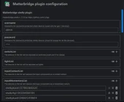 Configuration editor in the frontend