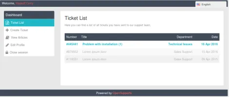Customer-facing responsive interface